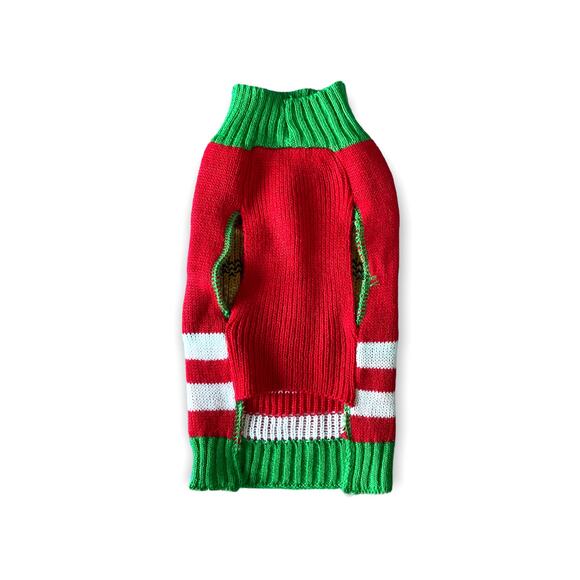 Rudolph the reindeer small dog turtleneck sweater - Picture 2 of 7